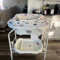 Baby Joy 2 In 1 Baby Bathtub And Changing Table