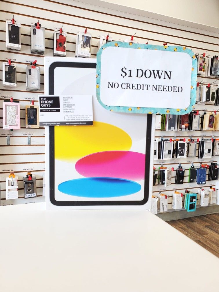 New Apple IPad 10th Gen Tablet - 90 DAY WARRANTY - $1 DOWN - NO CREDIT NEEDED