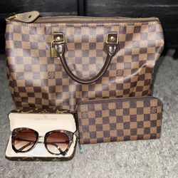 Louis Vuitton Ebene Damier Speedy 30
