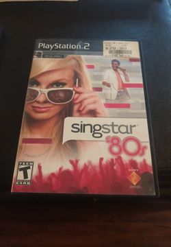 PS2 singstar 80’s