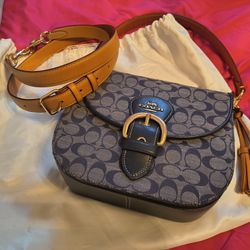 Blue Coach Bag