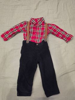 Carters Christmas 12M boys