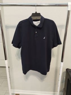 Navy Blue Nautica Men polo shirt size XL