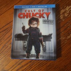 Cult of Chucky Blu-Ray + DVD combo pack 
