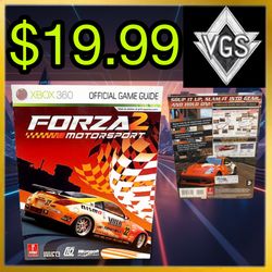 *RETRO* Forza Motorsport 2 Official Game Guide Xbox 360 2007