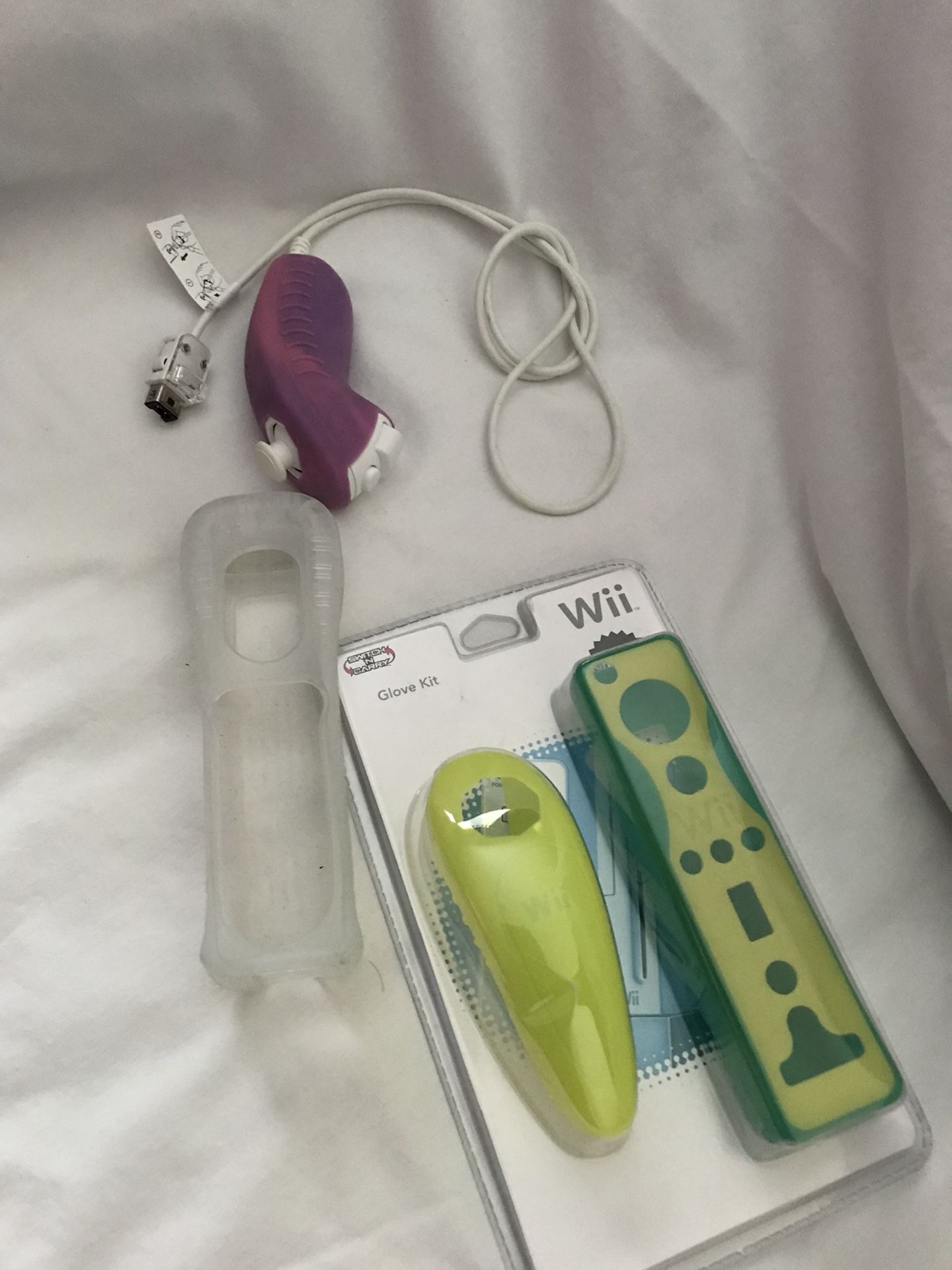 Wii Nunchuck Controller and Glove Kit