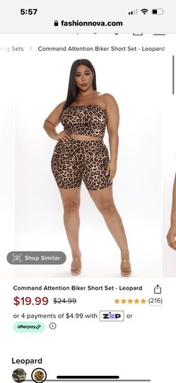 Fashion Nova 2 Pc Short Set Xl