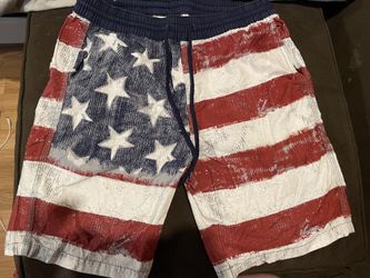 Fourth Of July Swim Trunks Sz M
