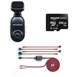 NEXTBASE Piqo 2K Dashcam + Hardwire Kit + 256 GB SD Card