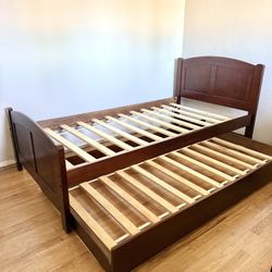 Twin Bed With Trundle