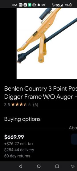 Behlen post hole digger deals