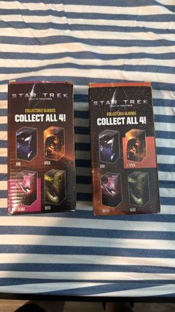 Star Trek collectible glasses