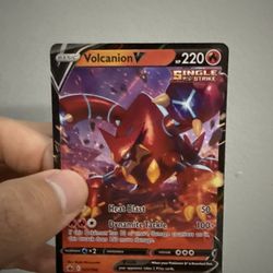 Pokemon (Volcanion V) Card