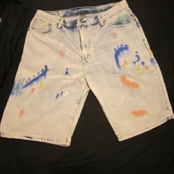 Levi’s Paint Splattered Men Shorts 