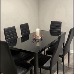Dining table Set With 6 Chairs Brand new , Free Delivery available 