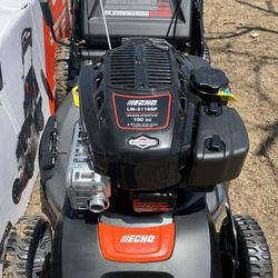 ECHO 21 in. 190 cc Briggs and Stratton Gas 3-in-1 Dual Blade RWD Self-Propelled Lawn Mower with Mow N' Stow and ReadyStart