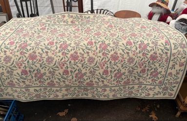 Needlepoint Style Area Rug , 66”x42”