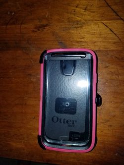 Otterbox Case & Clip for Samsung S4 5 or 6. Not sure which one