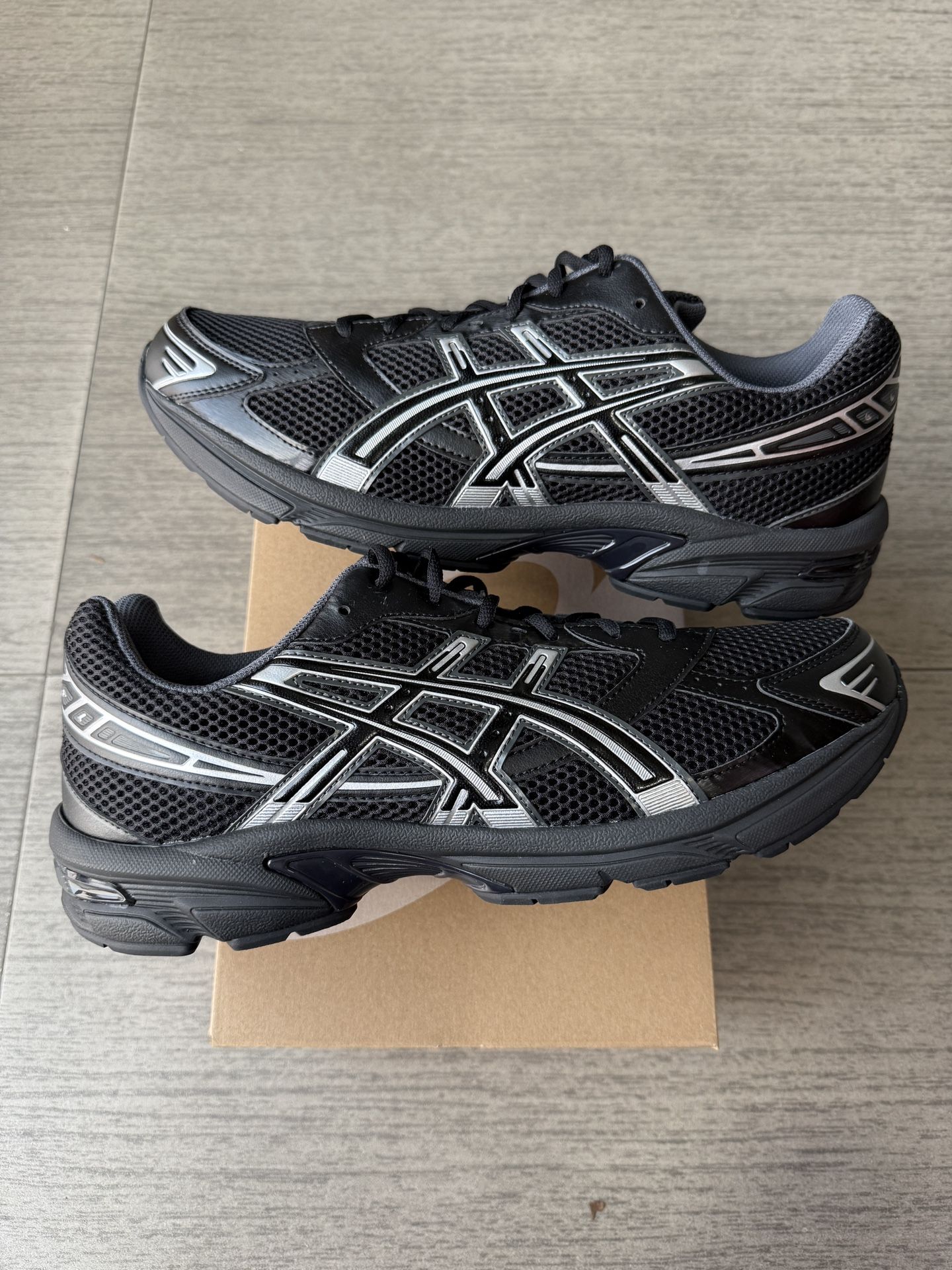 Size 10M, 10.5M, 11M - Asics Gel-1130 Black Pure Silver
