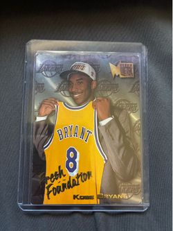 1996 Fleer Metal Kobe Bryant "Fresh Foundation" Rookie Card #137