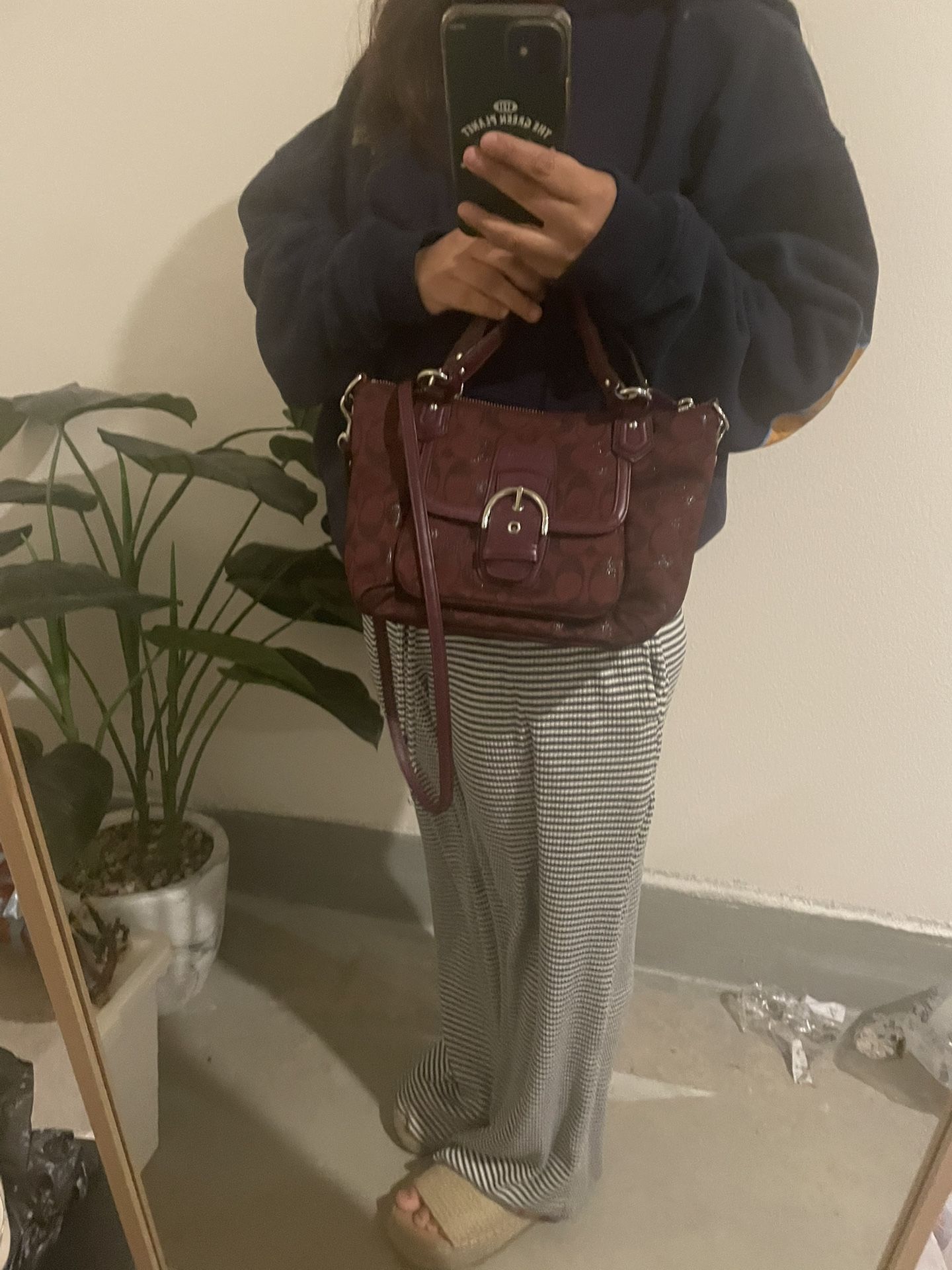 Coach Burgundy Vintage Bag