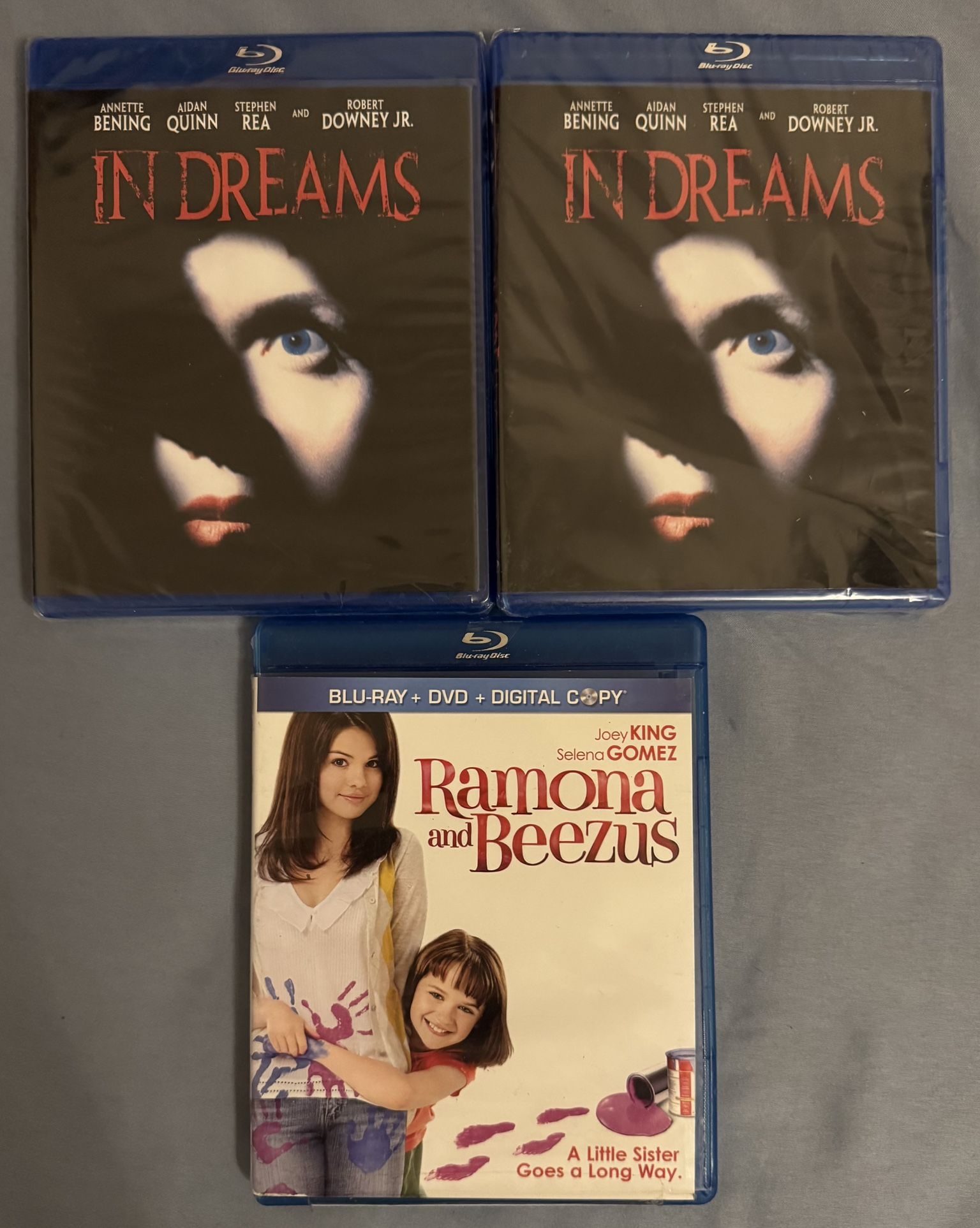 X3 Blue-Ray DVDs Ramona and Beezus X2) In dreams
