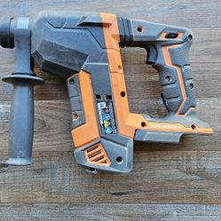 Ridgid 18v cordless sds plus hammer drill 