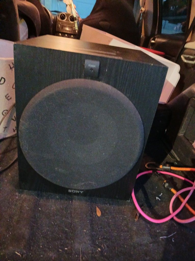 Sony Subwoofer 25 Firm Look My Post Tons Items