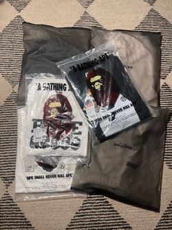 Bape shirts/ essentials shorts