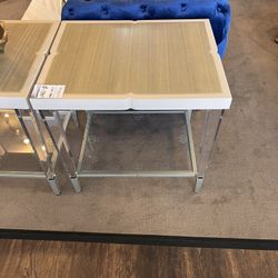 Michael Amini AICO(high-end)End Table/Ea Everything is 50% OFF for this week only available 💥 💥