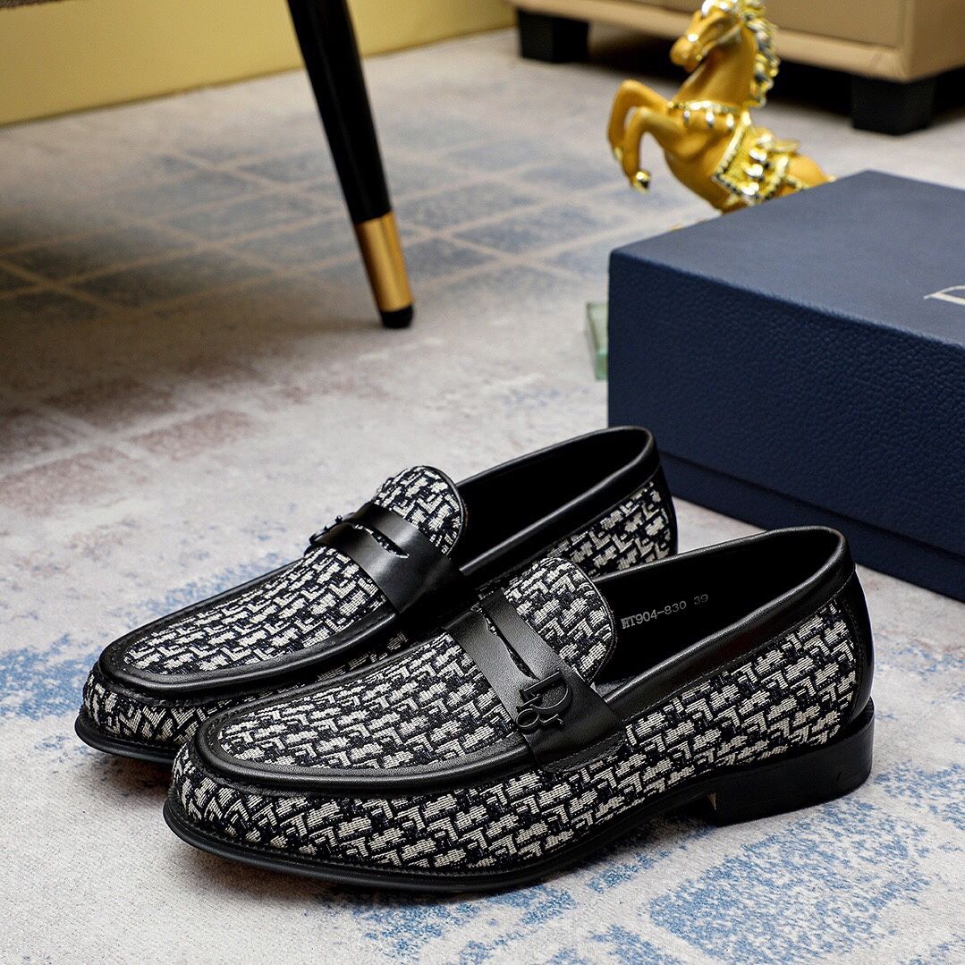 Dior CD Men’s Leather Shoes With Box 2025 New 