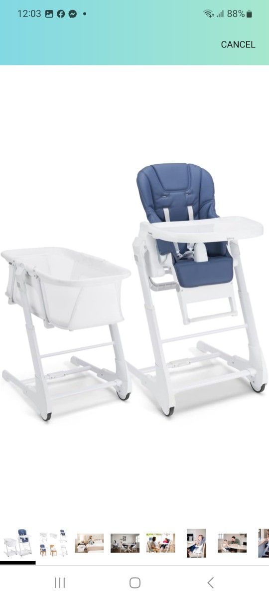Booster Seat Joovy Foodoo Joovy Foodoo Bassinet High Chair - Main Image