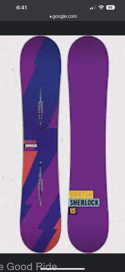 BURTON Sherlock 154cm Flying V Snowboard for Sale in San Diego, CA