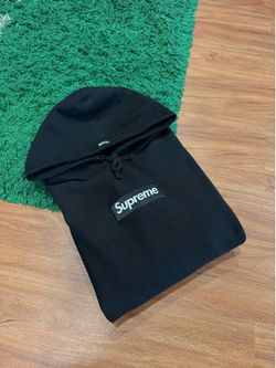 Supreme Black Box Logo Hoodie FW23 - Black - Large - PreOwned