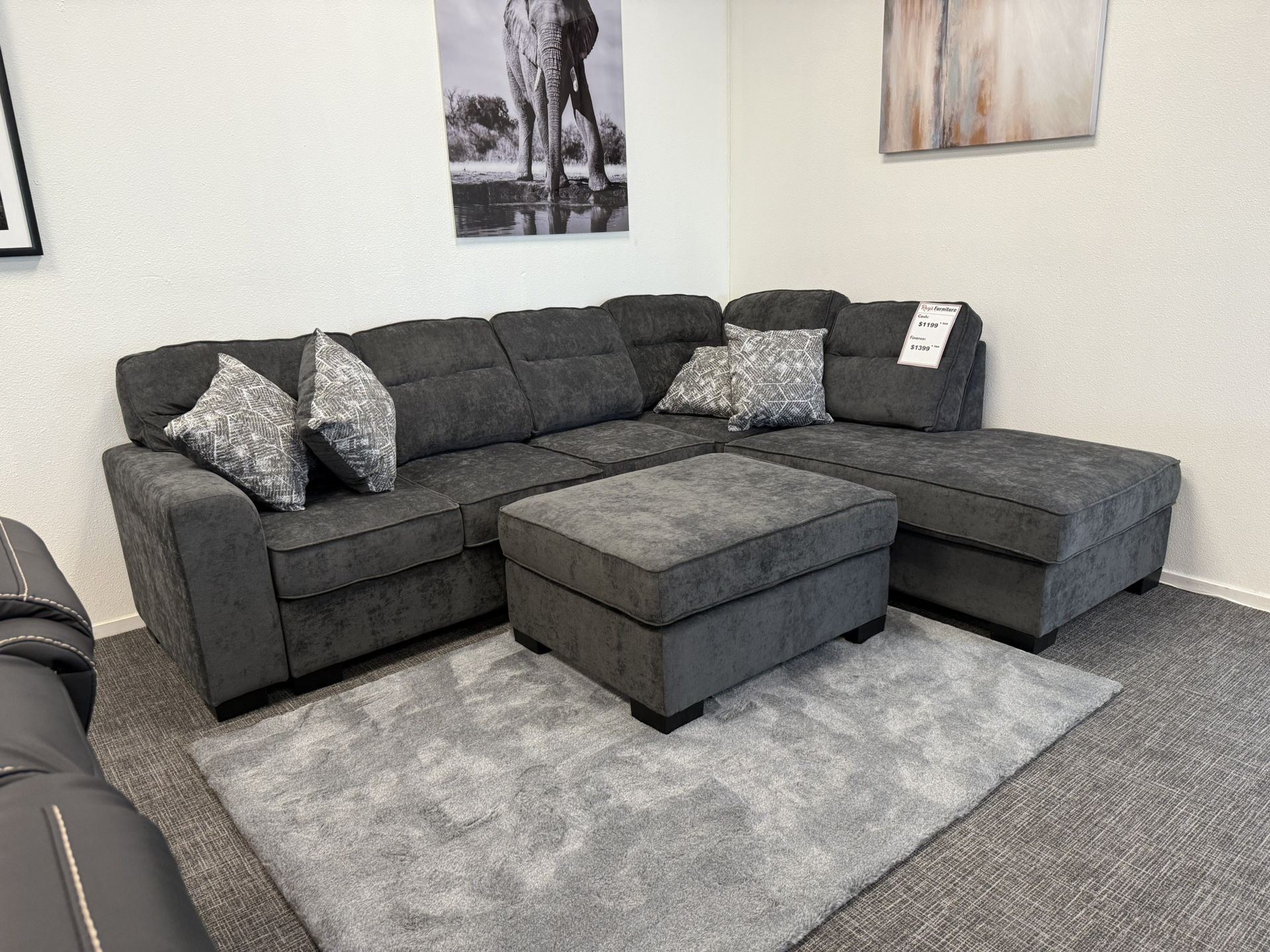 ποΈ Gray Sofa Sectional Set β Only $1199