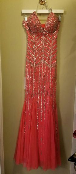 Hand beaded gown