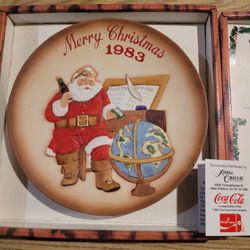 Coca Cola Christmas Plate