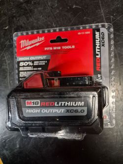 M18 6.0 high output Milwaukee battery