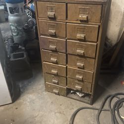 Metal Cabinet With Drawers Missing One