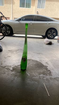 Rare Bubble Up Stretch Glass Soda Bottle