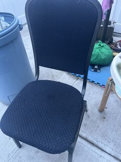 Quality Metal Chair With Soft Cushion Great Condition 