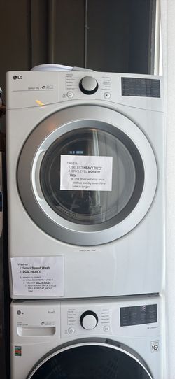 LG Stackable Washer & Dryer