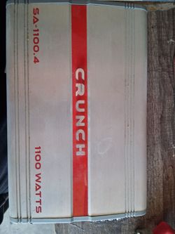Crunch 4ch Amp