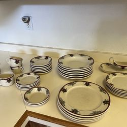 Vintage Shenango China from the historic Leland Hotel Detroit