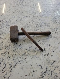 Old Wooden Mallet 