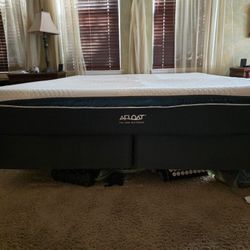 King Size aFloat Dual Chamber Waterbed And Frame