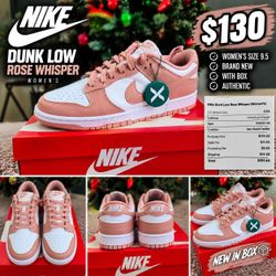 Nike Dunk Low Rose Whisper Women's Size 9.5