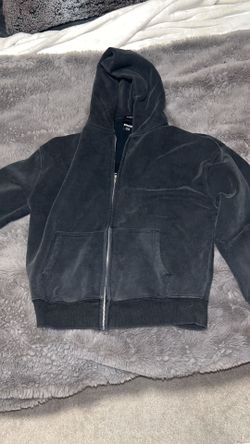 dark grey loose fitted hoodie men’s x-small oversized