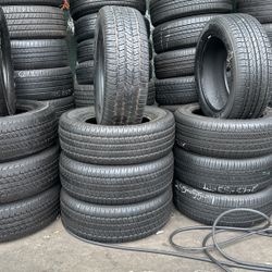 275/65R18 MICHELIN A SET OF FOUR USED TIRES