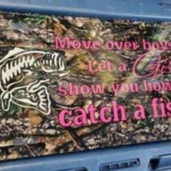 Women's Fishing Sign